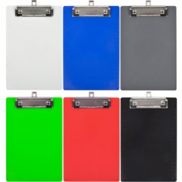 / Планшет А5 с зажимом пластик неон