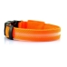 Нашийник текстильний з підсвіткою для собак XXL 60 см від батарейки помаранчевий Нашийник текстильний з підсвіткою для собак XXL 60 см від батарейки помаранчевий