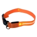 Нашийник текстильний з підсвіткою для собак XXL 60 см від батарейки помаранчевий Нашийник текстильний з підсвіткою для собак XXL 60 см від батарейки помаранчевий