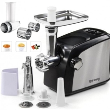 / М'ясорубка електрична шнекова Rainberg RB-673 3000 Вт, метал