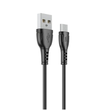 Кабель Wibrand Boa PVC charging data cable for Micro 1m Black new
