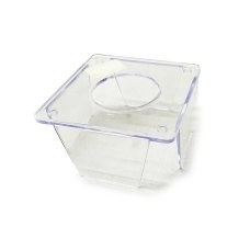 / Бокс для паперів 9*9*4,5  проз.(КіП)