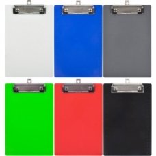 / Планшет А5 с зажимом пластик неон