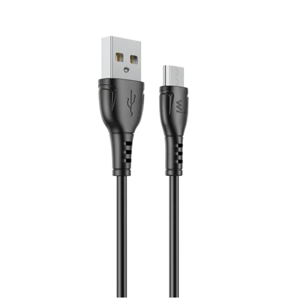 Кабель Wibrand Boa PVC charging data cable for Micro 1m Black new