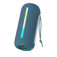 Колонка портативна Hopestar P39 Bluetooth LED синій new