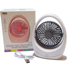 Вентилятор портативний DianDi SQ2235A діаметр 7 см білий