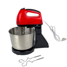 Міксер стаціонарний з чашею BITEK BT-6637B 250 Вт 7 швидкостей червоний