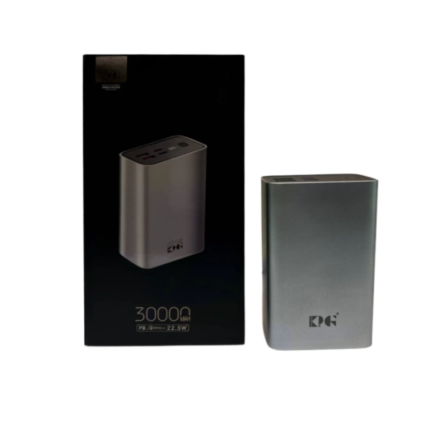 Зовнішній акумулятор (power bank) 30000мАг 22,5Вт KP KPG-312 new