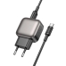 Зарядний пристрій з кабелем 2xUSB/Type-C 1 м BOROFONE BAS51A Absolute 12 W 5 V 2.4 А чорний