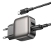Зарядний пристрій з кабелем 2xUSB/Type-C 1 м BOROFONE BAS51A Absolute 12 W 5 V 2.4 А чорний