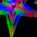 Світлодіодна гірлянда-фігура прозорий дріт Зірка Magic Lights 40 х 40 см мульти
