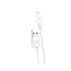 Кабель HOCO X1 USB to Micro 2.4A, 1m, PVC, PVC connectors, White new