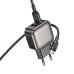 Зарядний пристрій з кабелем 2xUSB/Type-C 1 м BOROFONE BAS51A Absolute 12 W 5 V 2.4 А чорний Зарядний пристрій з кабелем 2xUSB/Type-C 1 м BOROFONE BAS51A Absolute 12 W 5 V 2.4 А чорний