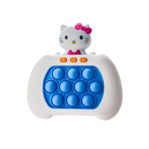 Іграшка Поп-Іт електронна приставка Hello Kitty 051-1 білий з синім