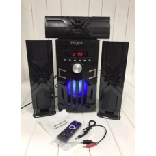 Акустична система з сабвуфером Е-23 3в1 Bluetooth FM LED чорний