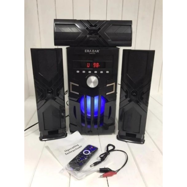 Акустична система з сабвуфером Е-23 3в1 Bluetooth FM LED чорний