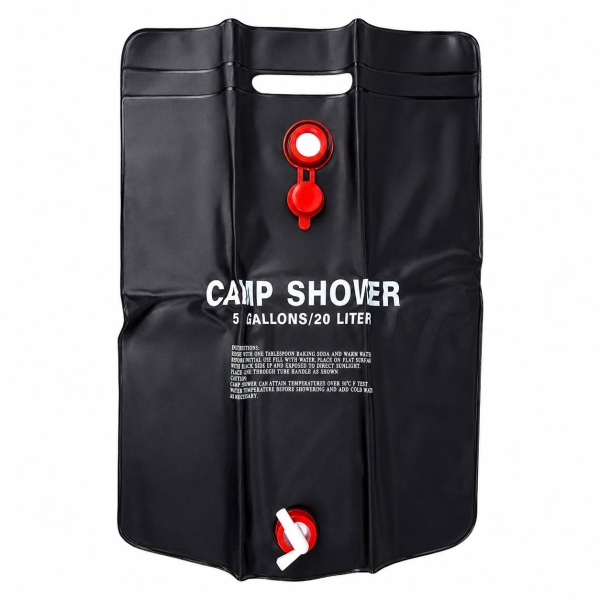 Душ портативний туристичний Camp Shower 20 л чорний