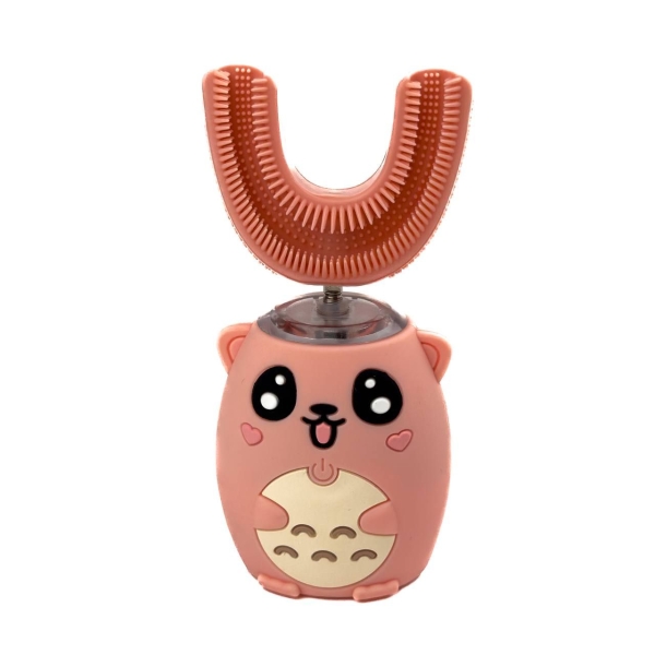 Електрична зубна щітка дитяча U-shaped Toothbrush рожевий