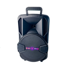 Колонка портативна з мікрофоном АLP-801 Bluetooth LED чорний