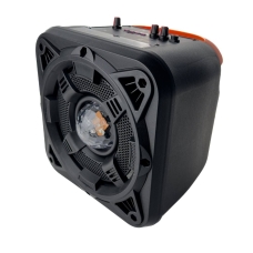 Колонка портативна з мікрофоном АLP-813 Bluetooth LED чорний