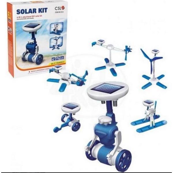 / Конструктор CSL 2111, Solar Robot, робот, 6 в 1