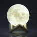 Нічник Місяць 3D Moon Light Lamp з пультом 15 см білий