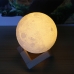 Нічник Місяць 3D Moon Light Lamp з пультом 15 см білий