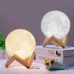 Нічник Місяць 3D Moon Light Lamp з пультом 15 см білий