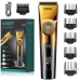 Бездротова машинка для стрижки волосся Shaver VGR V-663 USB 5 насадок чорний з золотистим