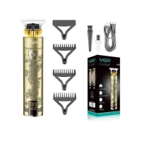 Тример для стрижки волосся та бороди VGR V-076 3в1 USB 800 mAh золотистий