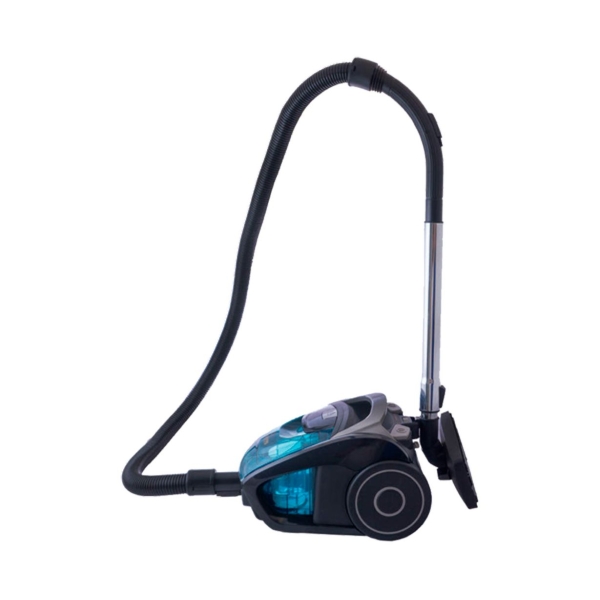 Пилосос контейнерний Crownberg CB-0113 для сухого прибирання 2600 Вт чорний з блакитним