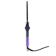 Плойка для укладання волосся афрокудрі VGR V-573 керамічне покриття 32 Вт чорний з фіолетовим