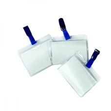 / Бейдж гор. "Economix" E41404 с заж. 55*90