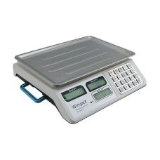 Ваги торговельні електронні до 50 кг Wimpex WX5004 точність 2 г сріблястий