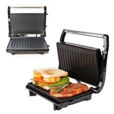 / Гриль електричний контактний прижимний 4в1 Crownberg CB-1064, 750 Вт, чорний