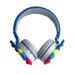 Навушники дитячі бездротові накладні POP IT AKZ K30 FM MP3 Bluetooth синій