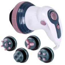 Масажер портативний Body Retter Innovation вібромасаж роликовий білий з фіолетовим