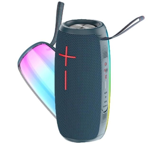 Колонка портативна Hopestar P40PRO Bluetooth LED чорний