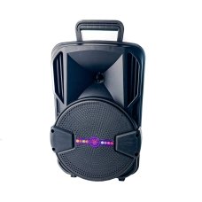 Колонка портативна з мікрофоном АLP-801 Bluetooth LED чорний