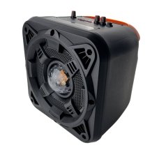 Колонка портативна з мікрофоном АLP-813 Bluetooth LED чорний