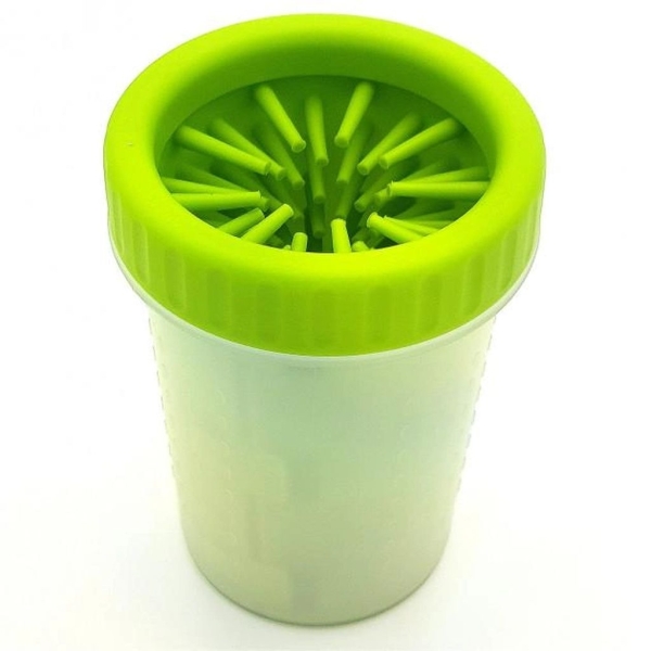 Лапомийка для собак та котів WS-01 діаметр 7 см зелений