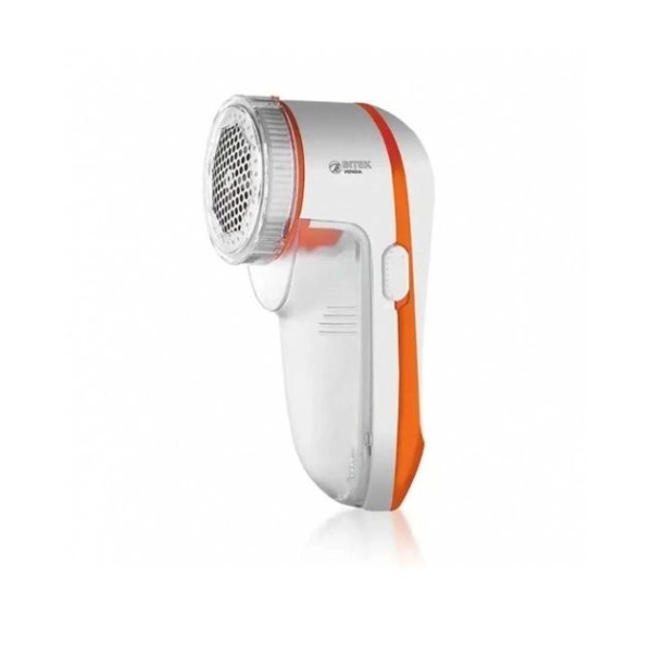 Машинка для видалення катишків бездротова BITEK ВТ-4100 USB від акумулятора білий з помаранчевим