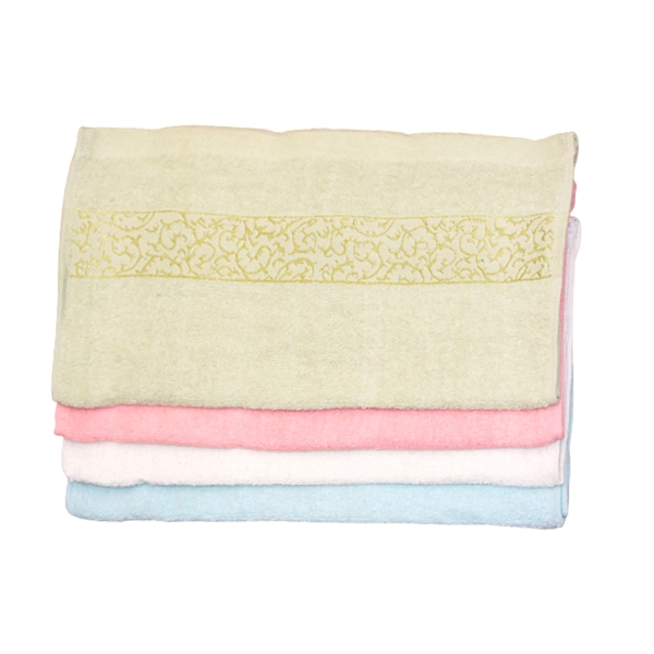 / Рушник бавовняний, 4 кольори в асортименті, 50*100см, 12шт/уп