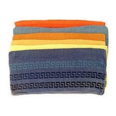 / Рушник бавовняний, 6 кольорів в асортименті, 70*140см, 12 шт/уп