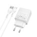 Зарядний пристрій з кабелем USB/Type-C 1 м HOCO CS111A Lounge 22.5 W білий Зарядний пристрій з кабелем USB/Type-C 1 м HOCO CS111A Lounge 22.5 W білий