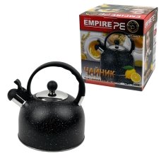Чайник для плити Empire EM-7724 Лорд нержавіюча сталь 2.5 л чорний