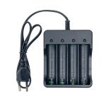 Зарядний пристрій 4x18650 WX-1431 1200 mA 4.2 В чорний