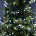 Світлодіодна гірлянда-нитка чорний дріт 200 LED Xmas кулька велика матова 5 м 8 режимів білий