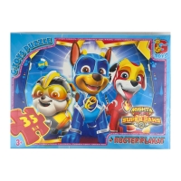 Пазли класичні 35 елементів G-Toys PW0866 Щенячий патруль з постером