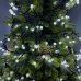 Світлодіодна гірлянда-нитка чорний дріт 200 LED Xmas кулька велика матова 5 м 8 режимів білий